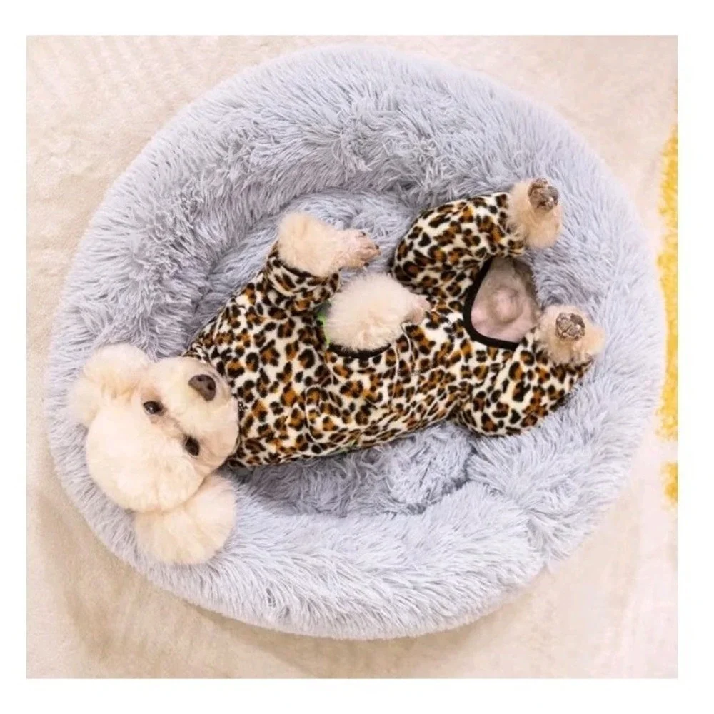 AITOLI‎ Dog Coats for Small Dogs, Polar Fleece Dog Pajamas Bodysuit for Small